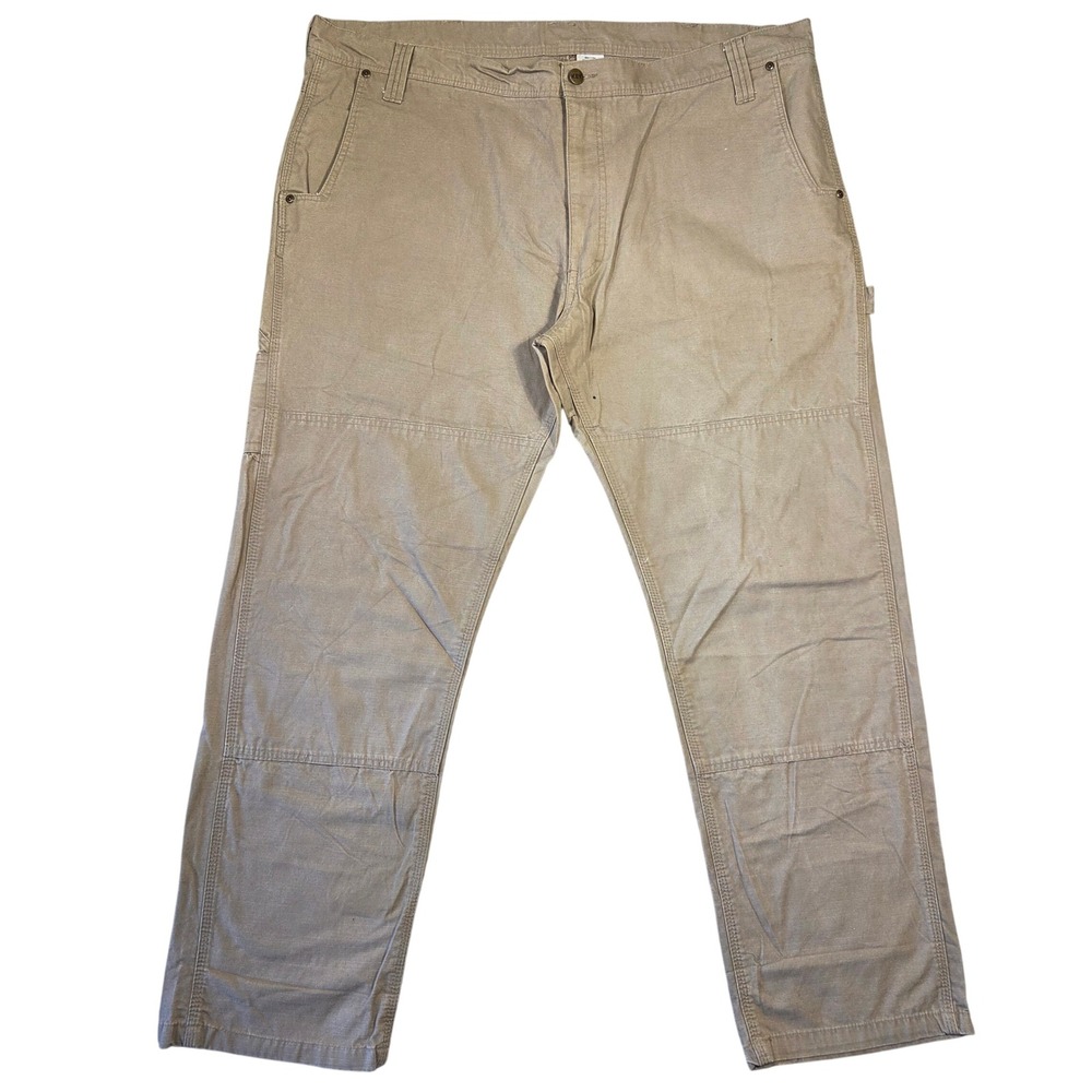 Key Mens Khaki Ripstop Carpenter Work‎ Utility Pants 44x32 Chore Outdoors Hiker